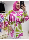Hatice Bicer Bahar Takım Yeşil Fuşya