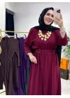 Ayrobin Kumaş Tasarım Takım Bordo