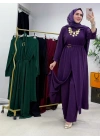 Ayrobin Kumaş Tasarım Takım Mor
