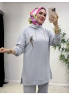 Bymen Model Oysho Takım Gri