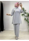 Bymen Model Oysho Takım Gri