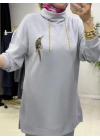 Bymen Model Oysho Takım Gri