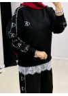 CK Spor Taşlı Takım Siyah
