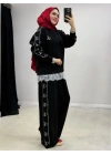 CK Spor Taşlı Takım Siyah