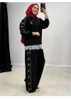 CK Spor Taşlı Takım Siyah