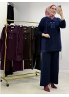 Düğmeli Oysho Takım Lacivert