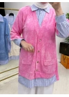 Gömlekli Spor Model Tunik Pembe