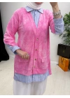Gömlekli Spor Model Tunik Pembe