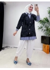 Gömlekli Spor Model Tunik Siyah