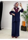 Hatice Biçer Spor Takım Yeşil Laci/Mürdüm