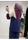 Hatice Biçer Spor Takım Yeşil Laci/Mürdüm