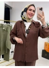 Hatice Biçer Tasarım Takım Kahverengi