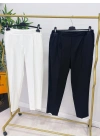 Havuç Model Pantolon Beyaz