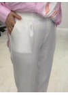 Havuç Model Pantolon Beyaz