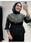 İthal Tasarım Bluz Siyah