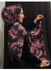 Jakar Şal Siyah Gül