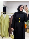 Keten Kumaş Kap Model Takım Siyah