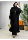 Keten Kumaş Kap Model Takım Siyah