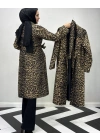 Leopar Desen Trençkot