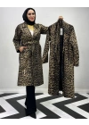 Leopar Desen Trençkot