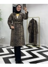 Leopar Desen Trençkot