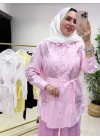 Nakışlı Gömlek Pembe