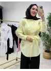 Nakışlı Gömlek Sarı