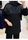 Omuz Detaylı Oysho Takım Siyah
