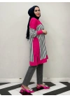 Pamuk Kumaş Tunik/Kap Fuşya