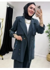 Qupra Kumaş Ceket Takım