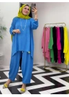 Retro Takım – Standart Beden Mavi
