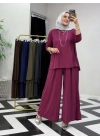 Salaş İkili Takım – Viskon Kumaş, Rahat Kalıp Bordo