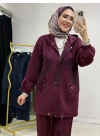 Scuba Takım Bordo