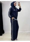 Şık Spor 3 Parça Takım Lacivert