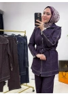 Tasarım Kot Takım Mürdüm