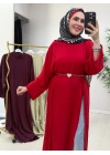 Tasarım Tam Boy Tunik Kırmızı