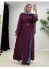 Tasarım Tam Boy Tunik Mürdüm