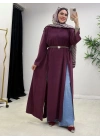 Tasarım Tam Boy Tunik Mürdüm