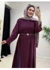 Tasarım Tam Boy Tunik Mürdüm