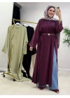 Tasarım Tam Boy Tunik Mürdüm