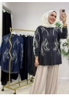 Tencel Kot Gömlek Füme Rengi