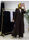 Yeni Sezon Abaya Takım Kahverengi