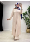 Yeni Sezon Abaya Takım Krem