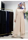 Yeni Sezon Abaya Takım Krem
