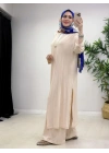 Yeni Sezon Abaya Takım Krem