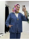 Yeni Sezon Açık Renk Denim Takım