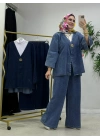 Yeni Sezon Açık Renk Denim Takım