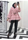 Yeni Sezon İthal Kürk Pembe