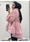 Yeni Sezon İthal Kürk Pembe
