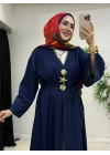 Yeni Sezon Koyu Renk Denim Kimono